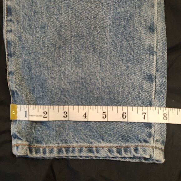 Calvin Klein Jeans Women 12 Double Stone Wash Mom Easy Fit Zipper Fly Straight - Picture 10 of 13